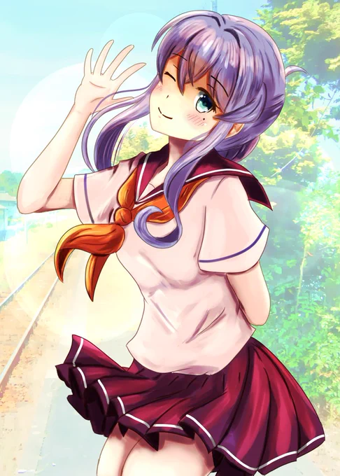 幼馴染ゴトランドと一緒に通学

#艦これ #ゴトランド 