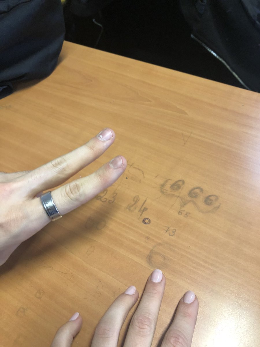 VGrsn's tweet image. « Nouvelles mesures: les tables seront nettoyées à chaque fin de journée »                                          Ma table depuis la rentrée de novembre ( 1 photo chaque jeudi) @ENCPB