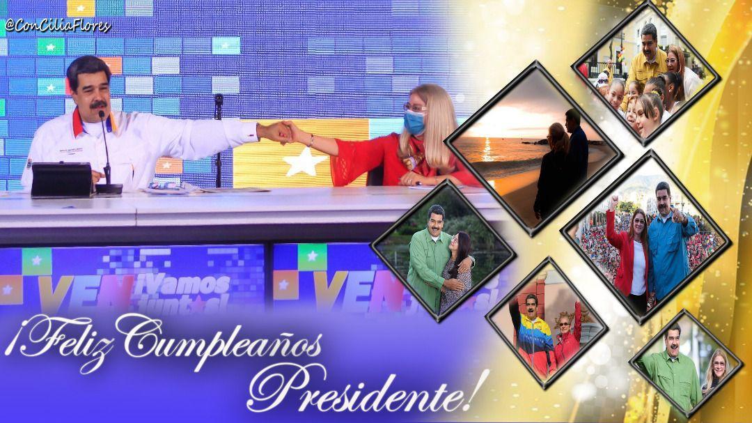 ConCiliaFlores's tweet photo. Celebro la vida de un hombre humilde, luchador incansable, con un profundo amor por la familia y por el pueblo. 

Amado Nico, me enorgullece acompañarte en esta batalla por la felicidad de la Patria.

#FelizCumpleañosPresidentePueblo

Que Dios y la Chinita bendigan tu camino. https://t.co/lM0VGwoeE7