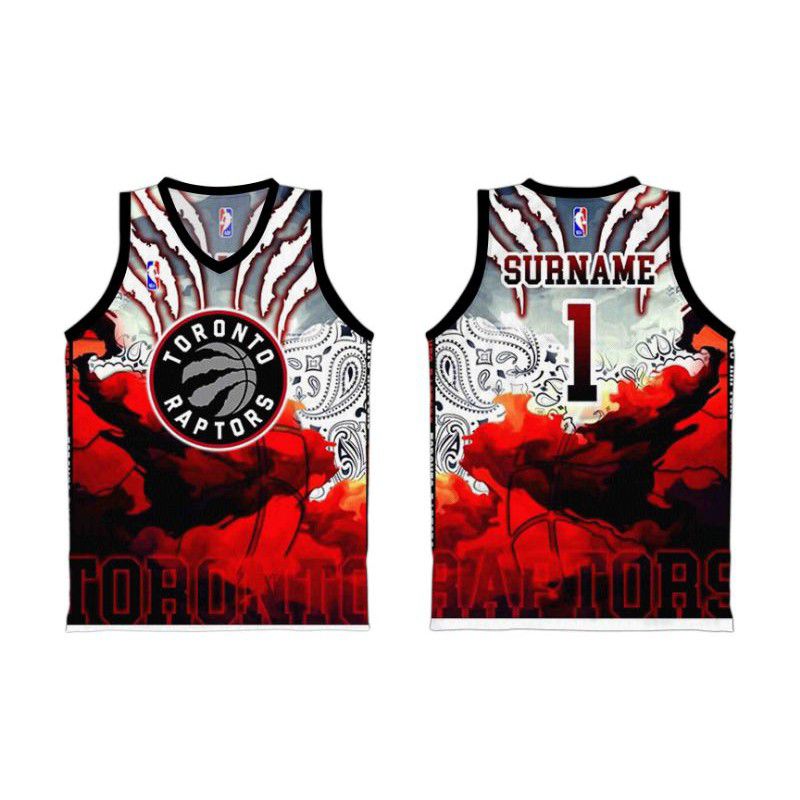 FULL SUBLIMATION RAPTORS RED JERSEY COLLECTION