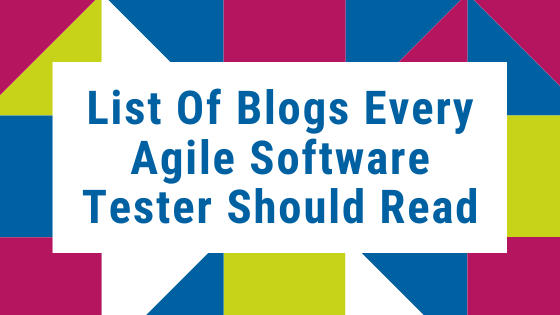 Our community loves to share their knowledge, experience, and thoughts. That is why we created a "List of Blogs Every Agile Software Tester Should Read" 
➡️ Read the blog post here: bit.ly/3bOev3f