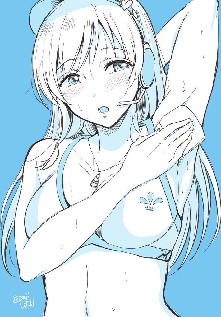 新田美波 「新しいペン試しがき 」|源🦎単行本発売中のイラスト