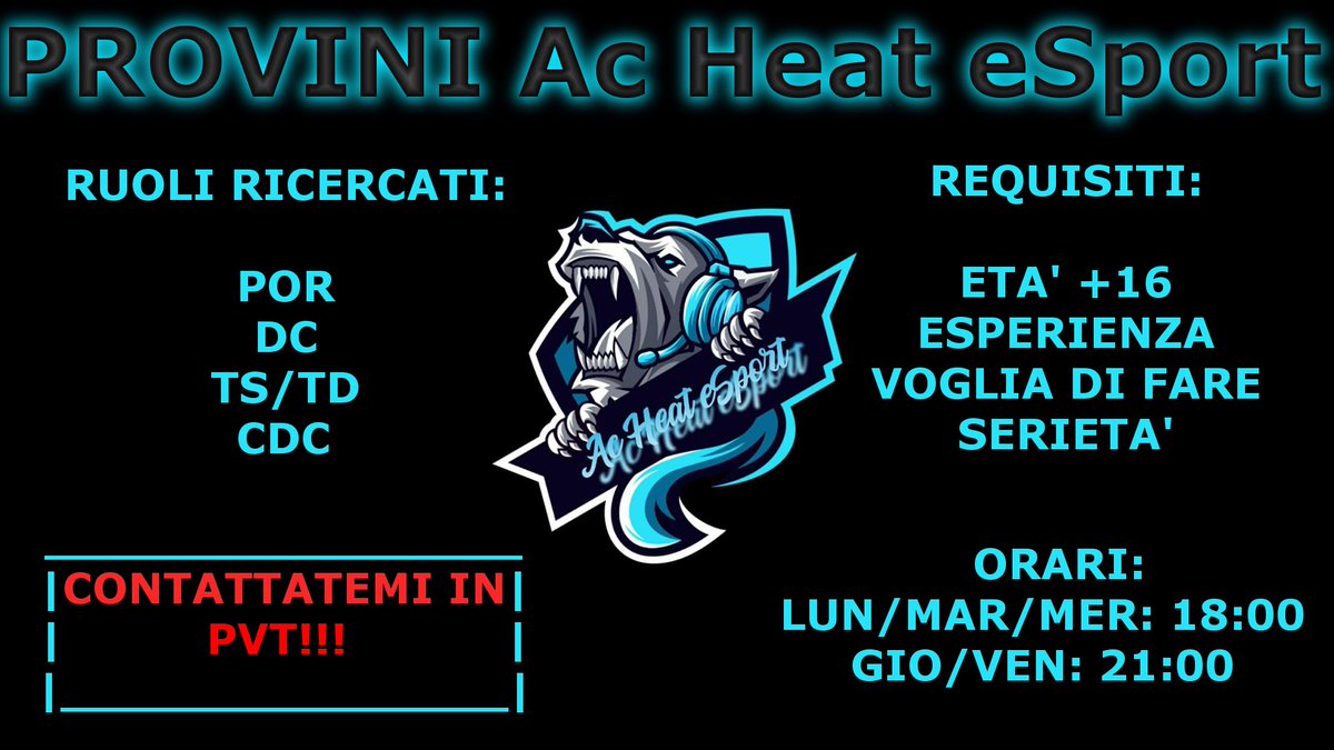 AC Heat eSport tweet media