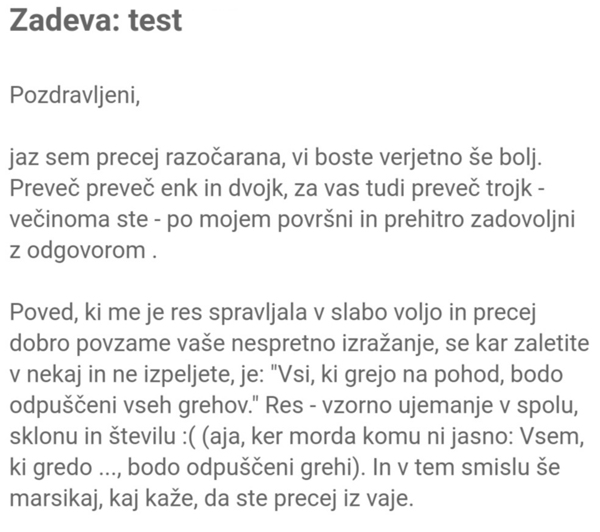 Očitno ni dovolj, da se dijaki šolajo na daljavo dobijo še mail učiteljice poln negativizma. Ko si bo najstnik rezal žile bo že prepozno. Kdaj boste oz. bomo končali to norijo? <a href="/vladars/">Vlada Republike Slovenije</a> <a href="/NIJZ_pr/">NIJZ</a> <a href="/SVIZSlovenije/">SVIZ Slovenije</a> @DrKustec #pametvroke #COVID19