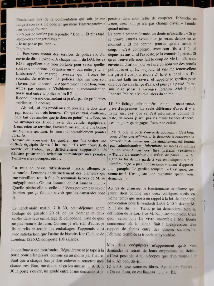 L'audience n'a pas encore commencé. Valentin est défendu par l'avocate  @ChalotChloe. Pour patienter je vous propose le récit des événements par un membre du  @droitaulogement 