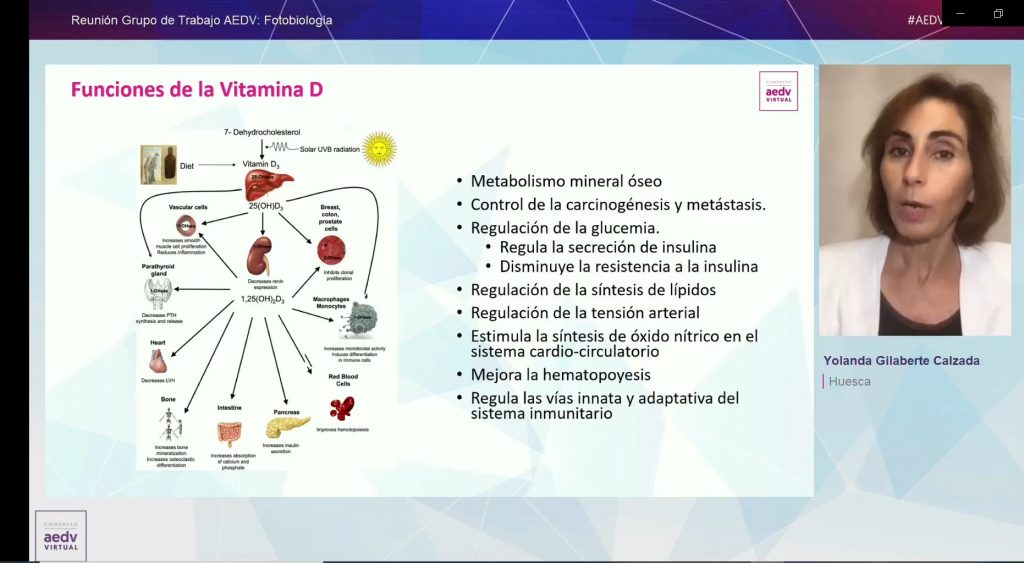 aedv_es's tweet photo. ➡️ #VitaminaD #COVID19
✅ Fijar #calcio al hueso, evitar #osteoporosis #raquitismo #osteomalacia
✅ Diferenciación celular y protección en algunos #cánceres
✅ Efecto #inmunomodulador
🔵 Dra. Gilaberte @pirene_65 ofreció en #AEDVIRTUAL2020 algo de luz
♾ https://t.co/lS9at4jlCn https://t.co/RfNMam6snL