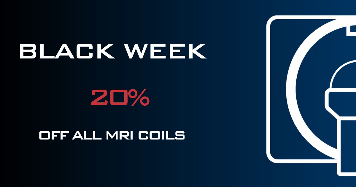 LBNMedical's tweet photo. We said no to Black Friday - but we say yes to Black Week! 😲

Starting with 2️⃣0️⃣󠀥% off on all #MRI coils until December 1, 2020.

Take a look at our webshop and find the coil you need - https://t.co/1VI0n9NvXZ

Or contact us at sales@lbnmedical.com 📧 o
#MedicalImaging https://t.co/dzfj0ylBUe