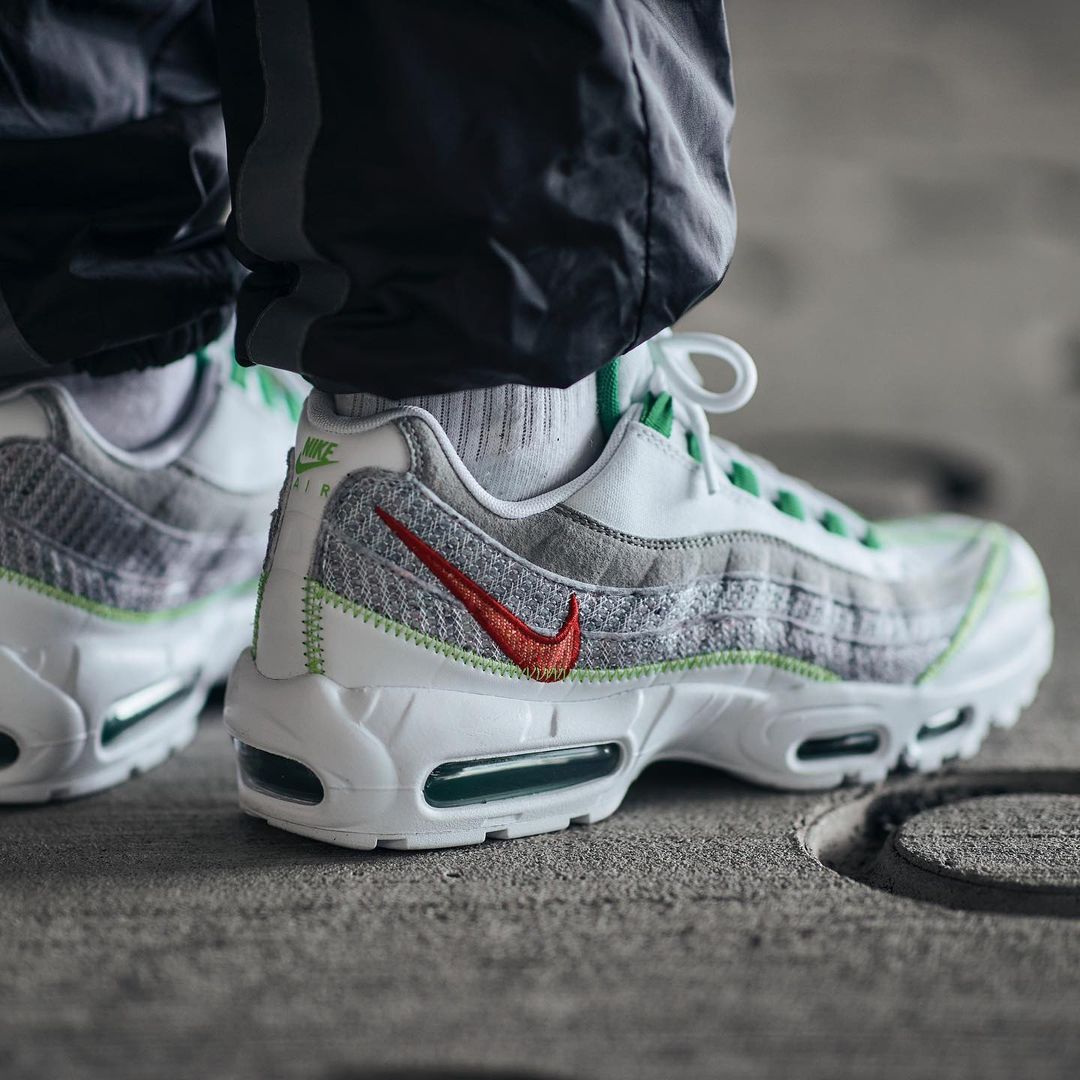 Nike Air Max 95 White Green ナイキエアマックス95 Chateaujoliet Com