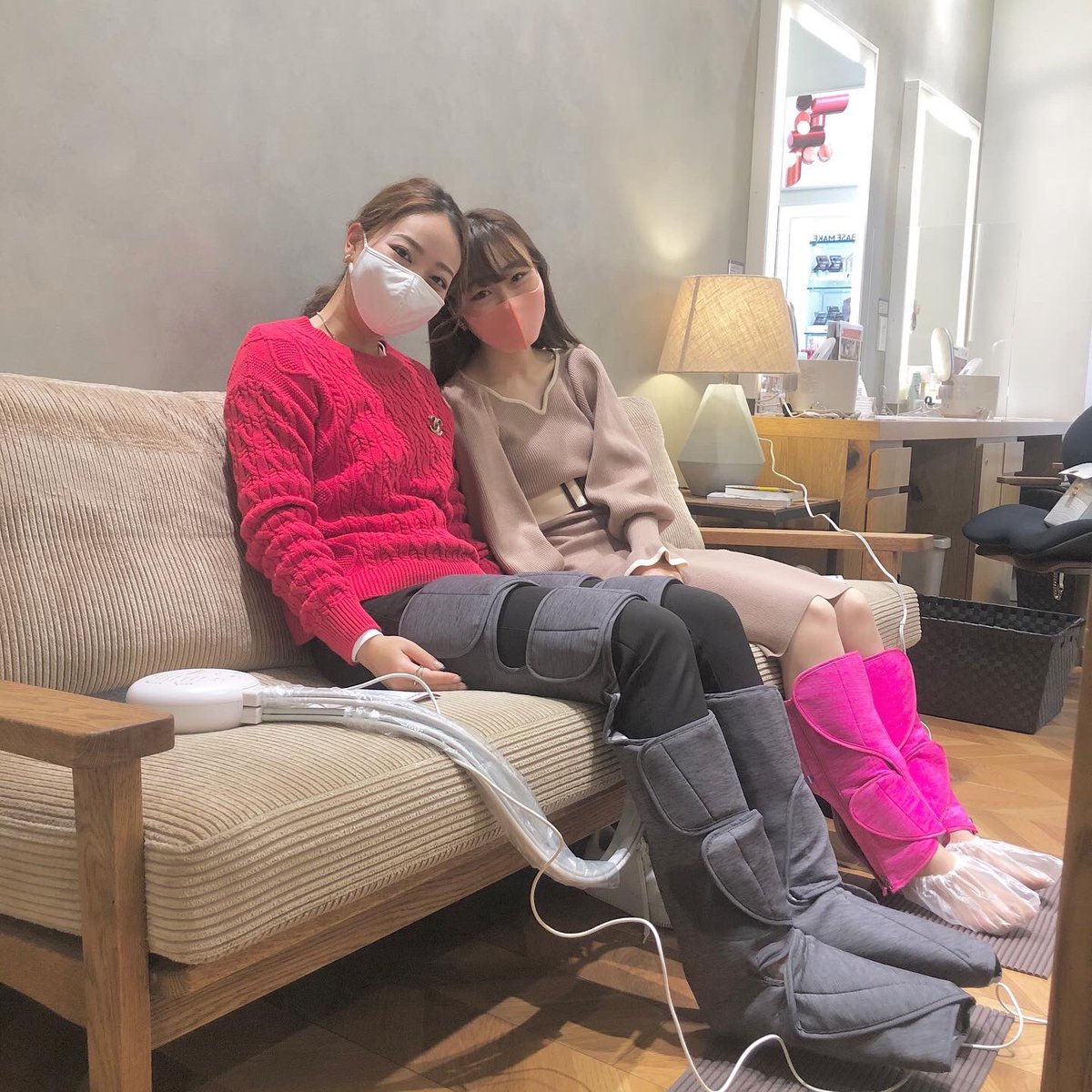 mckg2020_No5's tweet photo. パナソニックセンター大阪( @PanasonicBeauty )へ行った時に...♡
・エアーマッサージャー　リフレシリーズ #レッグリフレ の体験もさせていただきました🙈✨
ほんまに気持ちいい！！
コードレスで、移動中にも使えちゃいます✌️音も静かです🍃
#panasonicbeauty #salondbeauty #パナソニックビューティ https://t.co/DUhPGYKNeW
