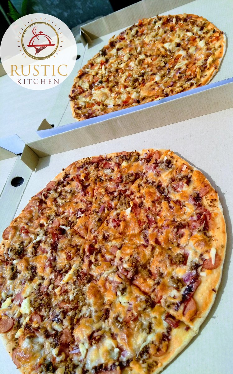 RusticKitchenKe's tweet photo. If the #Pizza looks this good,
Imagine how it tastes.....
New week Pizza π treat
Call or text 0724 001565 to order a tasty, meaty, cheesy and stacked #Pizza today.
#RusticPizza π₯
#RusticDelivery ποΈ
#SimpleConvenientHealthy π https://t.co/P5ti7OPlp3