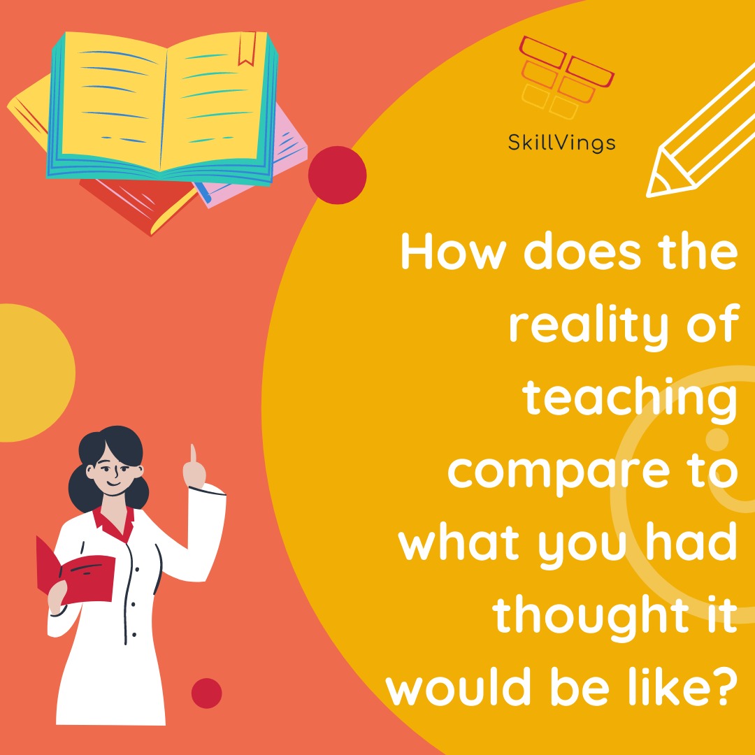 SkillVings2's tweet image. How does the reality of #teaching compare to what you had  thought it would be like.Your option are
It&apos;s much better than expected
It&apos;s a bit better than expected
It&apos;s about the same as expected
It&apos;s worse than expected
mention answer in comment #teachingquiz #teachingskill