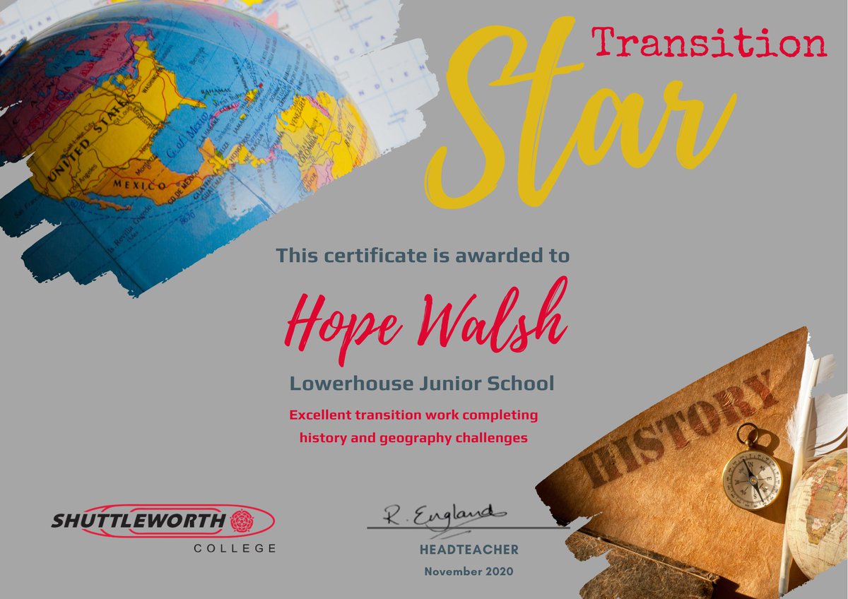 Shuttle_College's tweet image. Excellent transition work from Hope Walsh. We love receiving your work 🏆 @Zobear

#TransitionStar
#Y6Transition