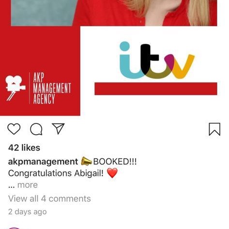 ActorscafeTeam's tweet photo. As well as our students, our tutors are also amazing working actors. We have brilliant news from one of our talented tutors Abigail Boyd who just landed a role in an Itv doc-drama! Looking forward to watching it soon! #acting #actors #actingclasses #actingcourses #itv #actress https://t.co/sLR1z94qyB