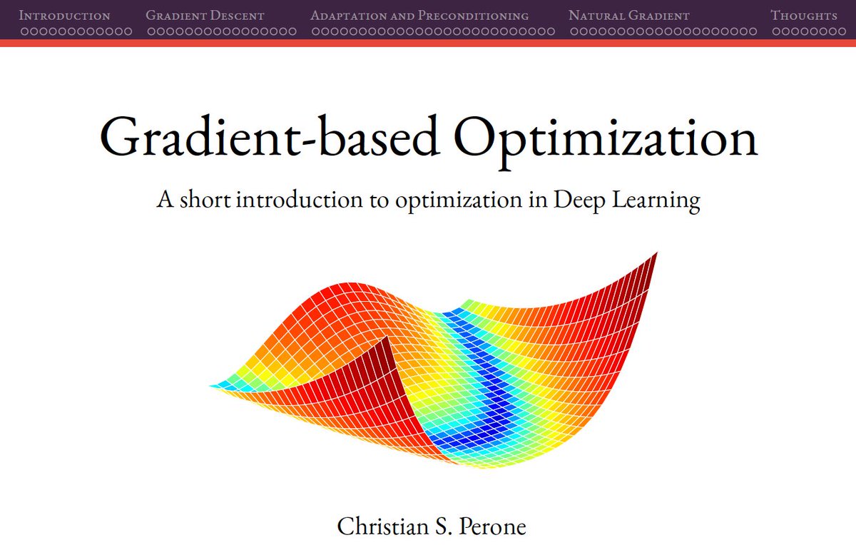 tarantulae's tweet image. I spent many long nights preparing this material for a visual introduction to optimization in Deep Learning, ranging from 1st-order methods, 2nd-order and Natural Gradient (and approximations of it such as K-FAC). Sharing the PDF (easier to download): drive.google.com/file/d/1e_9W8q…