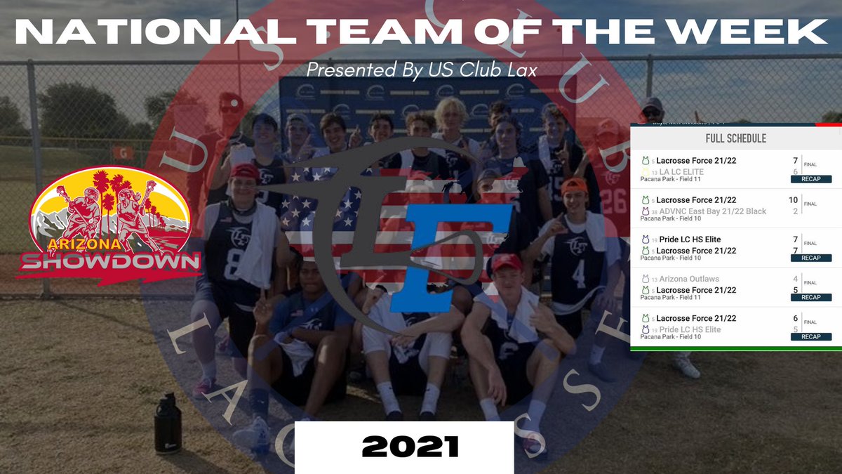 USClubLax's tweet photo. US Club Lax Boys National Teams of the week! 21-23
So many deserving teams this weekend. What a weekend of action! 
.@LacrosseForce @WestCoastStarz https://t.co/TcNuasi2Zz