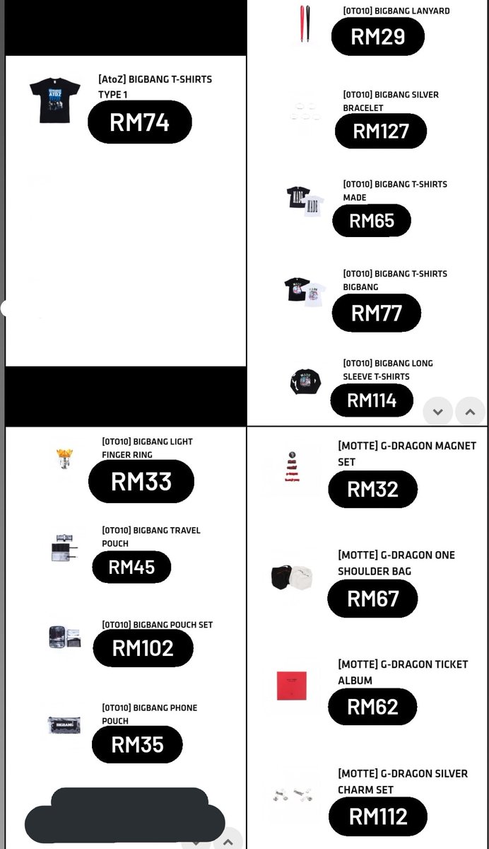 avocalyou_kpop's tweet photo. [HELP RT‼️] [🇲🇾MY GO] YG SELECT BLACK FRIDAY SALES

BIGBANG OFFICIAL MERCHANDISES

All prices stated including EMS
Local postage: RM8WM/RM14EM
No 2nd payment needed‼️

Due date to order:30/11
Refund if sold out

✉️ Inbox to order

#bigbangmalaysia #vipmalaysia https://t.co/EoDzPO43Gr