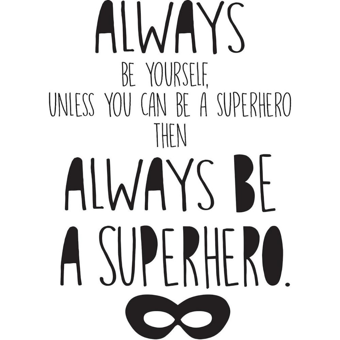 poweruporg's tweet photo. Always Be Yourself Unless You Can Be a Superhero Then Be a Superhero

PowerUp Your Life.

#PowerUpHero #WorkHuman #NextGen
#EliminateTechPoverty #PowerUpWork
#WakeUpToPowerUp #PotentiaSursum
#TimeToWork
https://t.co/ZxvXIkFnvP https://t.co/V20XXe2SIM