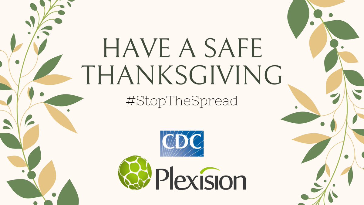 plexision's tweet photo. Thanksgiving approaches &amp; while you may want to link up with family and friends, please stop to look at this CDC guideline. Help #StopTheSpread &amp; enjoy a safe Thanksgiving!!

 https://t.co/CgyDDV36DY⬅️👀

#CovidThanksgiving  #Coronavirus #CDCGuidelines  #WearAMask #WashYourHands https://t.co/7b00C7lbdf