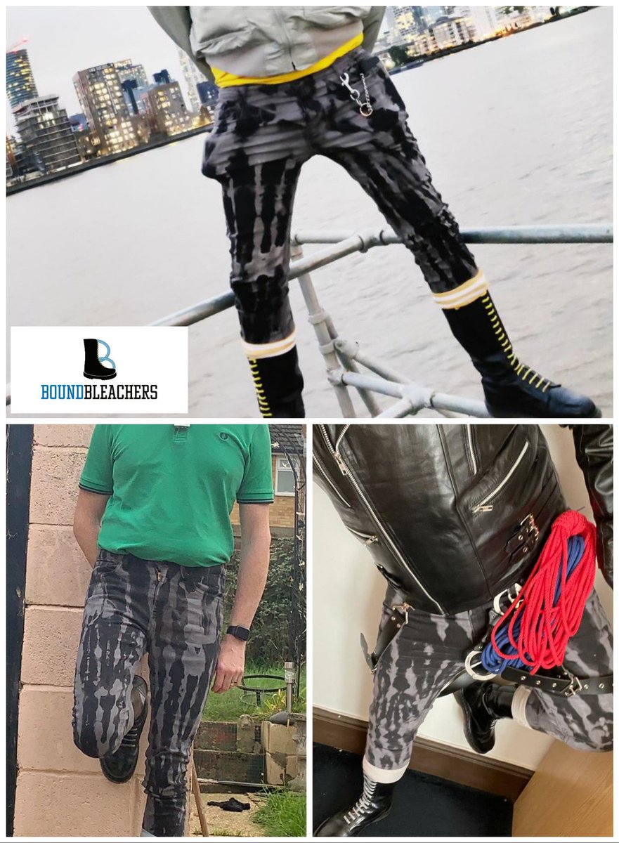 BoundBleachers's tweet photo. Why use a hanky when you can flag your fetish with
@BoundBleachers #HankyCodeBleachers
Grey Hanky Code Bleachers for bondage lovers; Doms, your boi needs these; subs, your Dom deserves these. Get geared up, get binding, get tied up.
£65 +p&p
Shout out to @tieemupsboi @Coinnigh8 https://t.co/qpJbKfKVAY