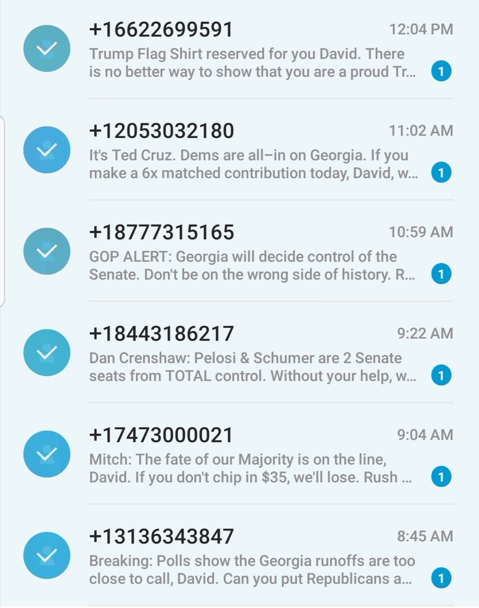 #DYKWIA (@elephant_droid) on Twitter photo Enough of this shit, texting me non-stop. I have a Pennsylvania phone #, last voted in Wisconsin, moved to California 10 months ago. All this harrassment convinces me to never vote #Republican Fuck <a href="/realDonaldTrump/">Donald J. Trump</a> and his idiot sons Eric & #DJTJ. <a href="/LindseyGrahamSC/">Lindsey Graham</a> is a cuckold Enough of this shit, texting me non-stop. I have a Pennsylvania phone #, last voted in Wisconsin, moved to California 10 months ago. All this harrassment convinces me to never vote #Republican Fuck <a href="/realDonaldTrump/">Donald J. Trump</a> and his idiot sons Eric & #DJTJ. <a href="/LindseyGrahamSC/">Lindsey Graham</a> is a cuckold