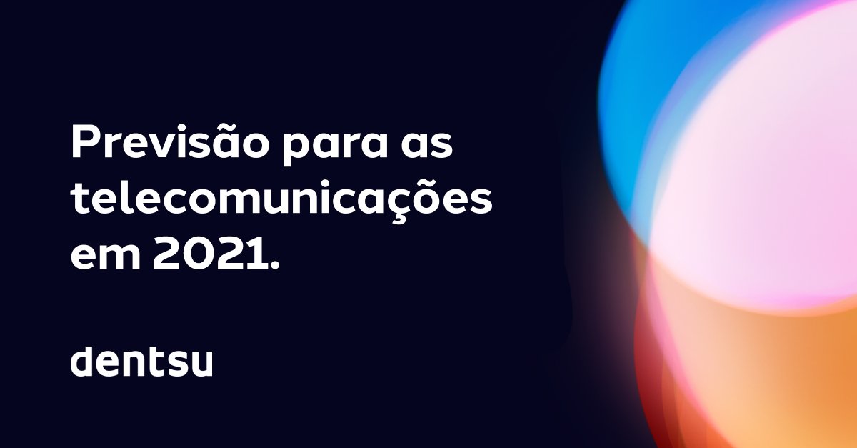 #5G dará início a uma era de previsão, não de reação. #Telcos já começaram a próxima corrida aos armamentos. Leia como:bit.ly/2Ub9tXV
#DentsuYearInReview #Dentsu2021Predictions