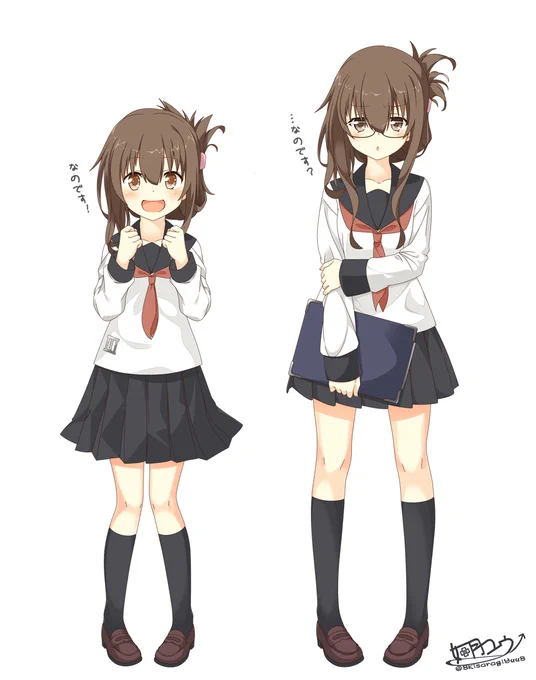 唐突な艦これ落書きシリーズVol.146
新設鎮守府の電ちゃんとここの鎮守府の電ちゃん(7年目くらい)の比較 