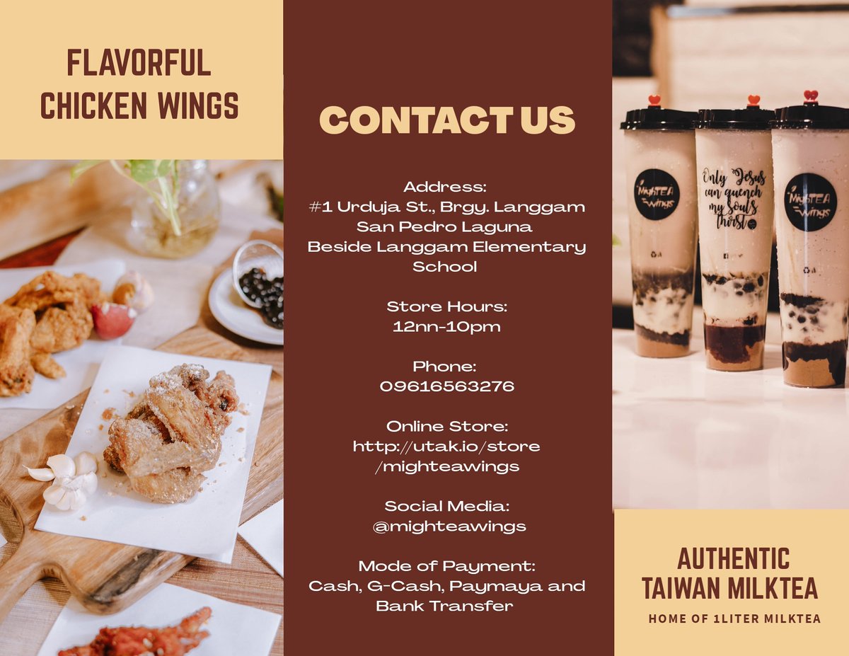 MighteaW's tweet photo. Check this out for more details :)

#AuthenticMilktea
#QualityMilkTea
#MILKTEAINSANPEDRO
#milkteastore https://t.co/1UGb7oKiLo