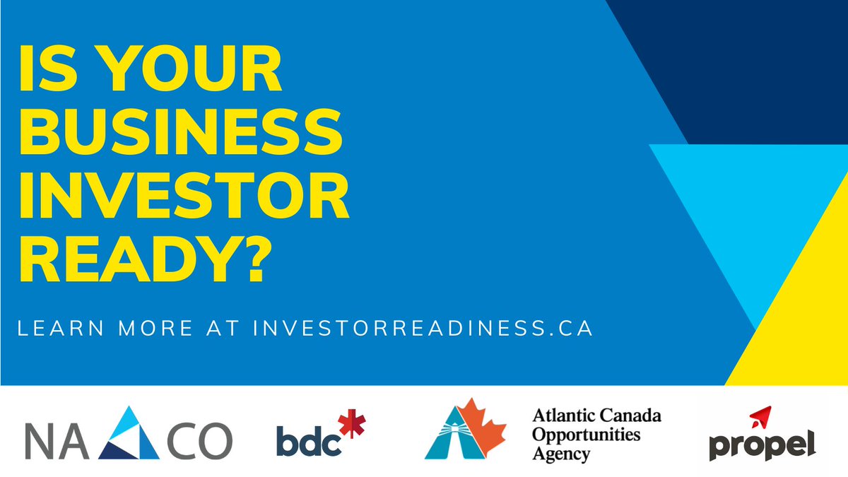 NACOCanada's tweet image. Are you an entrepreneur looking to connect with Angel Investors? Register for @NACOCanada’s Investor Readiness Program Atlantic Canada cohort supported by @BDC_ca. Learn more at Investorreadiness.ca #BuiltByAngels #WITFund