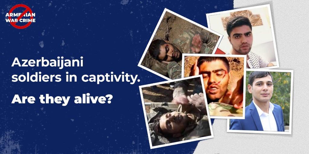 FaganHsynli's tweet photo. @ICRC demands the exchange of POWs and wounded soldiers, but Armenia tortures Azerbaijani soldiers including Amin. Such violent acts should be stopped immediately. 
@amnesty @hrw @FRANCE24 @washingtonpost @CNN @BBCWorld @nytimes @FoxNews
#bringbackAmin 
#bringbackBayram https://t.co/vkaIS7JGiI
