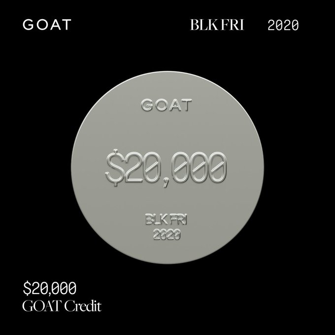 Enter #GOATBlackFriday for a chance to win sneakers, credit and other exclusive prizes https://t.co/XCeHv24vEg<a href="/tag/goatblackfriday"class="tags">#GOATBlackFriday</a>