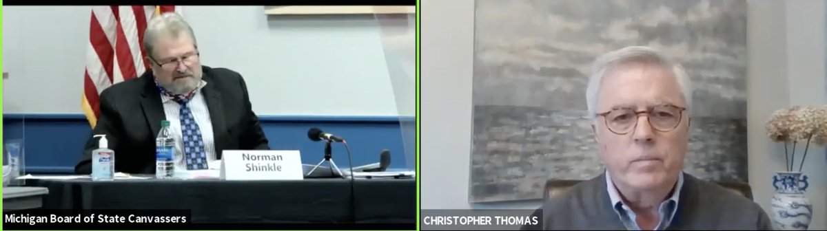 Christopher Thomas tells Norman Shinkle "you can't vote 'No'"Tells Board: You are the end game. They are the pinnacle of democracy. Democracy is a zero sum game of winners and losers. 5.5M have voted. Tens of thousands worked the polls.Time to vote. Delay is not an option.