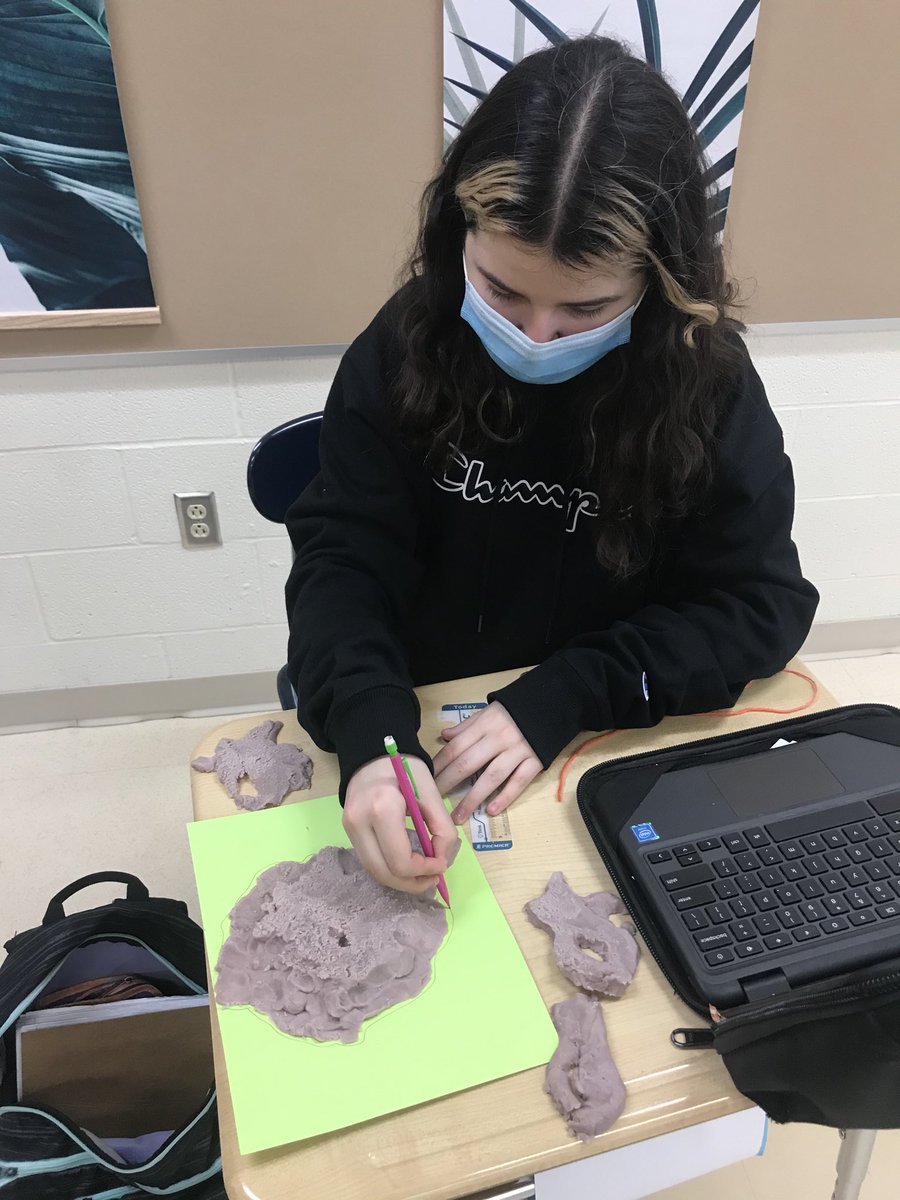 KimRauschenber1's tweet photo. Volcanologist at work carving cartography from clay ⁦@TallmadgeMiddle⁩ https://t.co/d2b8n2jfuc