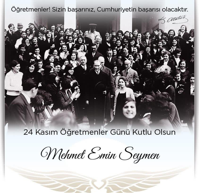 Tüm öğretmenlerimizin 24 Kasım Öğretmenler Günü kutlu olsun... #24KASIM #24kasımogretmenlergunu #24Kasım2020