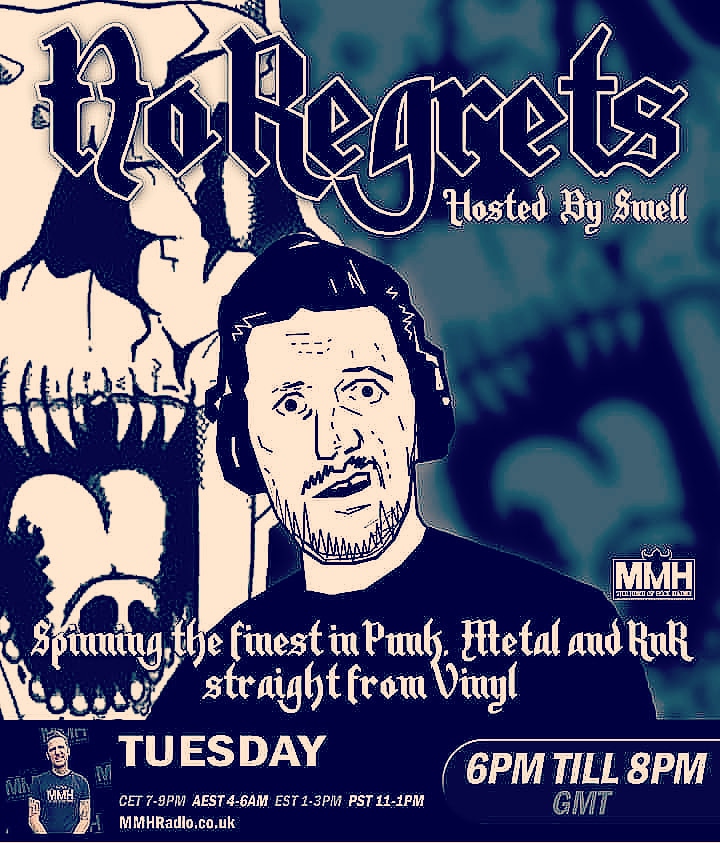 Tomorrow nights episode of No Regrets 6-8pm features the likes of @poguesofficial @myMotorhead @TheAdolescents @NOFXband @gbhuk @thedwarvesband amongst others...