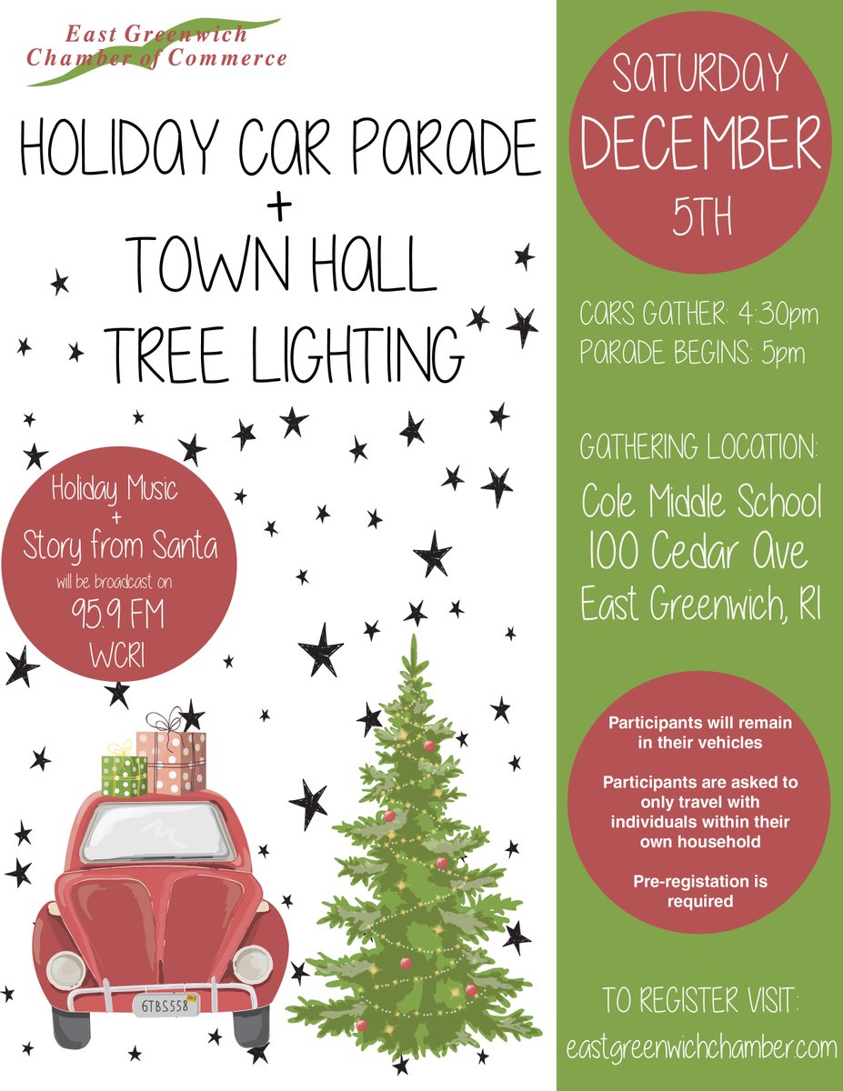 Just added to the program is a story from Santa to enjoy along with holiday music during our Holiday Car Parade. Luminarias will line Main Street to the Town Hall tree where Santa will be to waive to the kids as you ride by.