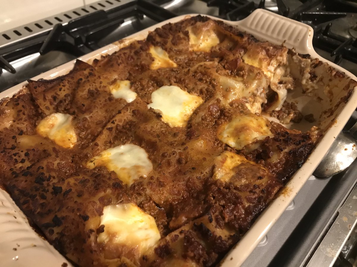 ⁦<a href="/Nigella_Lawson/">Nigella Lawson</a>⁩ Spent the most wonderful afternoon making your lasagne of love. Deeeelish 💕