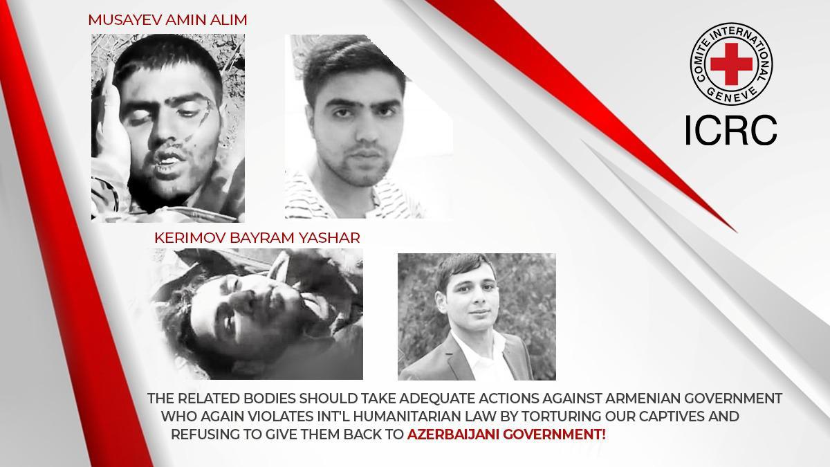 FaganHsynli's tweet photo. We just want our captured soldiers Amin and Bayram back. It's not so hard.. You can force #Armenia on doing it, just try..
@amnesty @hrw @FRANCE24 @guardian @washingtonpost @CNN @BBCWorld @nytimes @FoxNews 
#bringbackAmin 
#bringbackBayram https://t.co/5jMA43pFKM