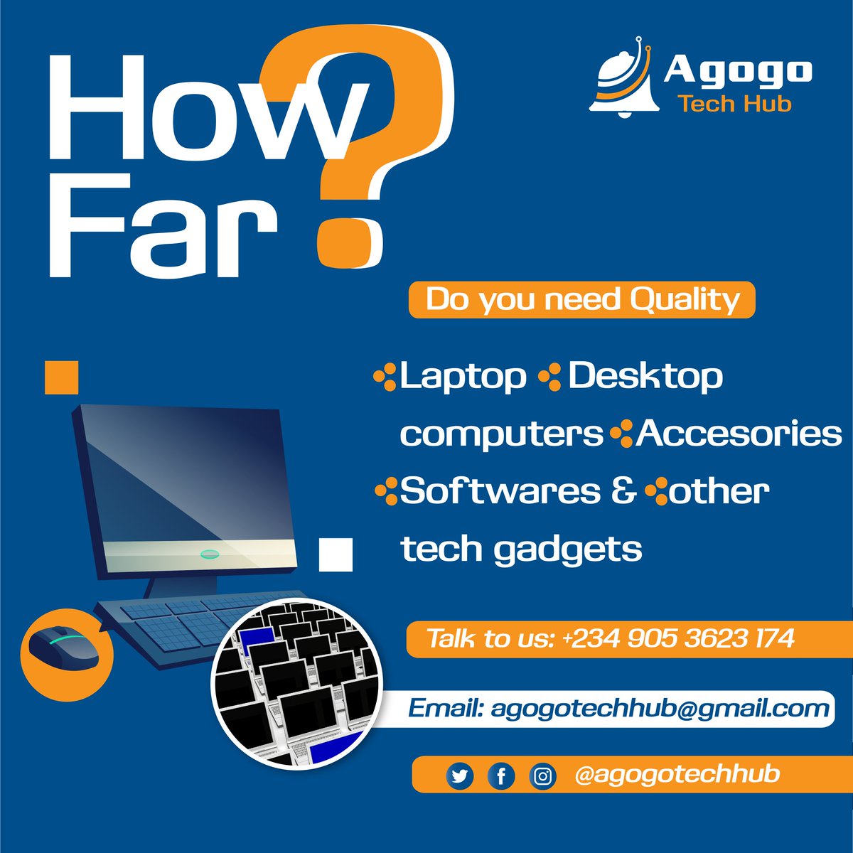 olatayoagogo's tweet photo. @akeula_trendy We sell and repair Laptop @agogotechhub. We are right inside Computer Village. Our DM is always opened. 🙏🏼 https://t.co/UQxki7tJrj