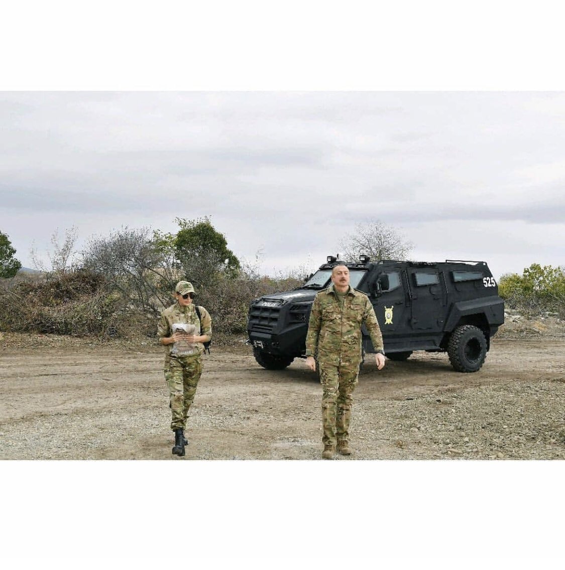 #President of the Republic of #Azerbaijan, Victorious Commander-in-Chief of the Armed Forces Ilham Aliyev and first lady Mehriban Aliyeva have visited the #liberated from occupation the city of #Aghdam.