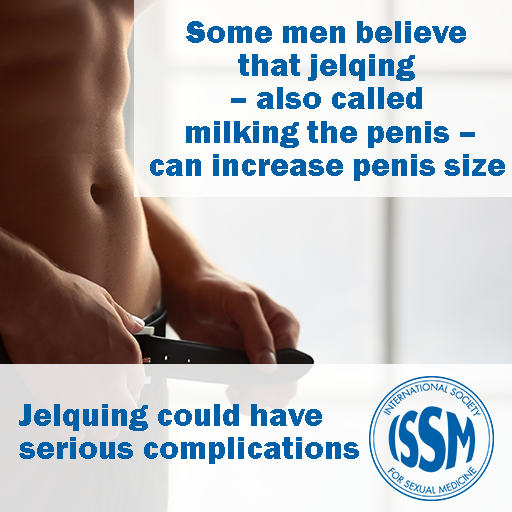 Some men believe that #jelqing – also called milking the penis – can increase #penissize. But this method is NOT scientifically proven and could have serious complications like #Peyronies disease and pain. ow.ly/OD3C50CsxRb <a href="/AmerUrological/">Amer. Urol. Assn.</a> <a href="/usisecretary/">USI Office</a> <a href="/Uroweb/">European Association of Urology (EAU)</a>