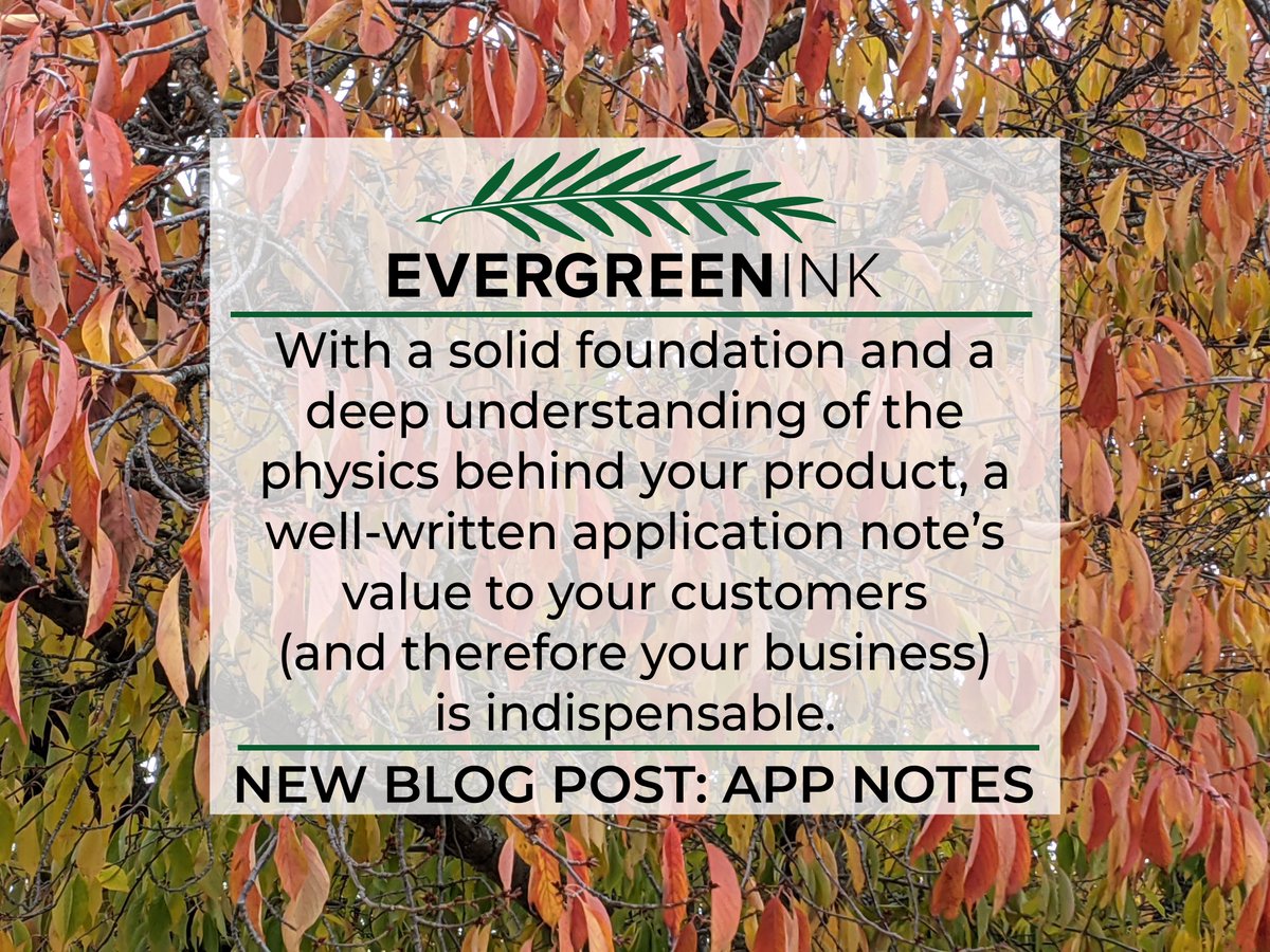 InkEvergreen's tweet photo. *NOVEMBER #BLOG POST IS PUBLISHED*
This monthโs #blogpost details how to get started writing #CustomerCentric application notes.
Read, watch, or listen here: https://t.co/hRezIcxs7P
#Vlog #ApplicationNote #TechNote #AppNote #CustomerSupport #EngineerSupport #EngineerWriter https://t.co/XaACshH71a