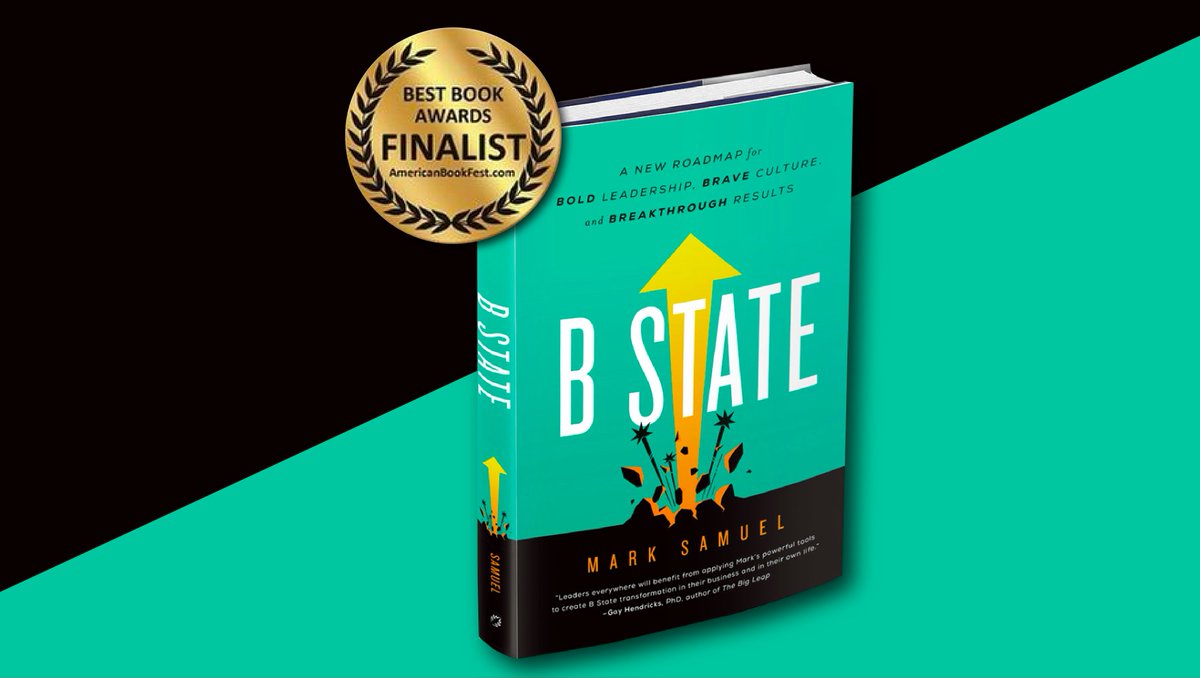 MarkSSamuel's tweet photo. 🎉📖👏 Proud to announce that #BSTATE is an Award-Winning Finalist in the Business: Management & Leadership category of the 2020 #BestBookAwards by @americanbookfest! #leadership #bestbookawardfinalist #consciousleadership #consciousbusiness #business #author #businessculture https://t.co/n8UanY97kH