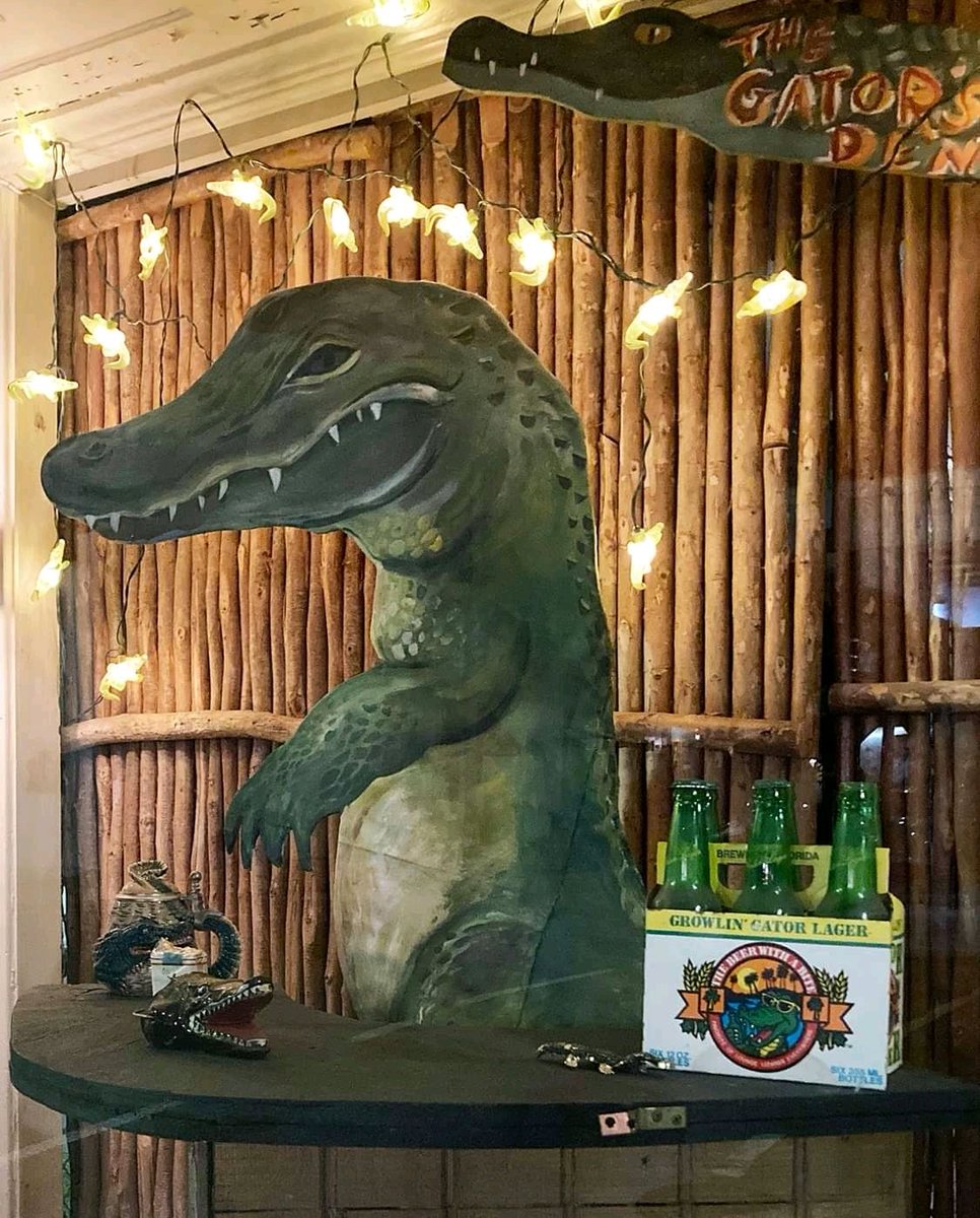 GatorMuseum's tweet photo. It's starting to get real... The windows are decorated! Has it really been 70 million years since we were last open? https://t.co/1enSS6Uy1c