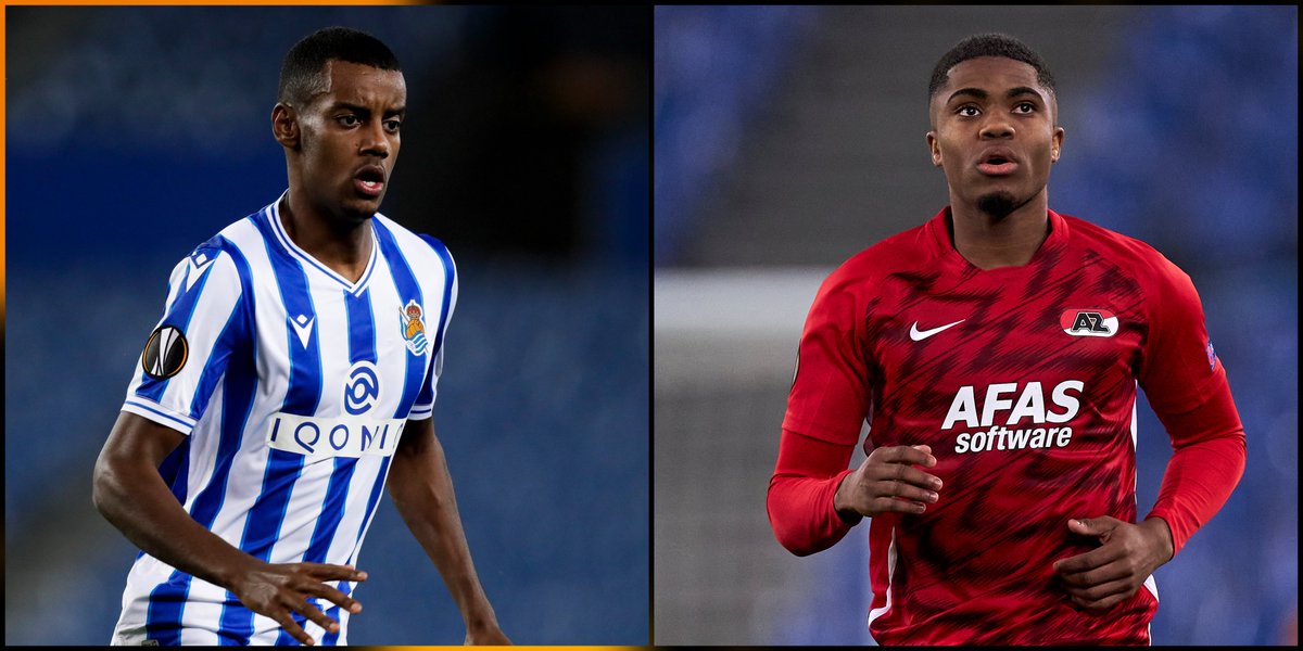 EuropaLeague's tweet photo. Alexander Isak OR Myron Boadu? 🤩

#UEL https://t.co/enSPZscf7t