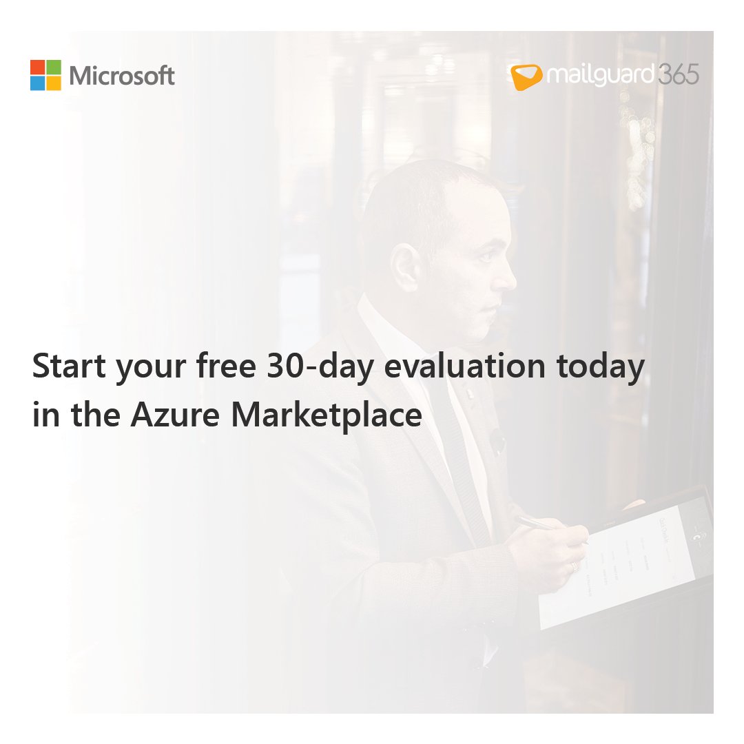 MicrosoftGTM's tweet photo. DYK: #MSPartner @MailGuard 365 was built to protect more than 200 million Microsoft 365 users around the world. 

Find out how this Azure-based solution provides enhanced email security as a native Microsoft 365 add-on: https://t.co/UQ8JFsTgk6