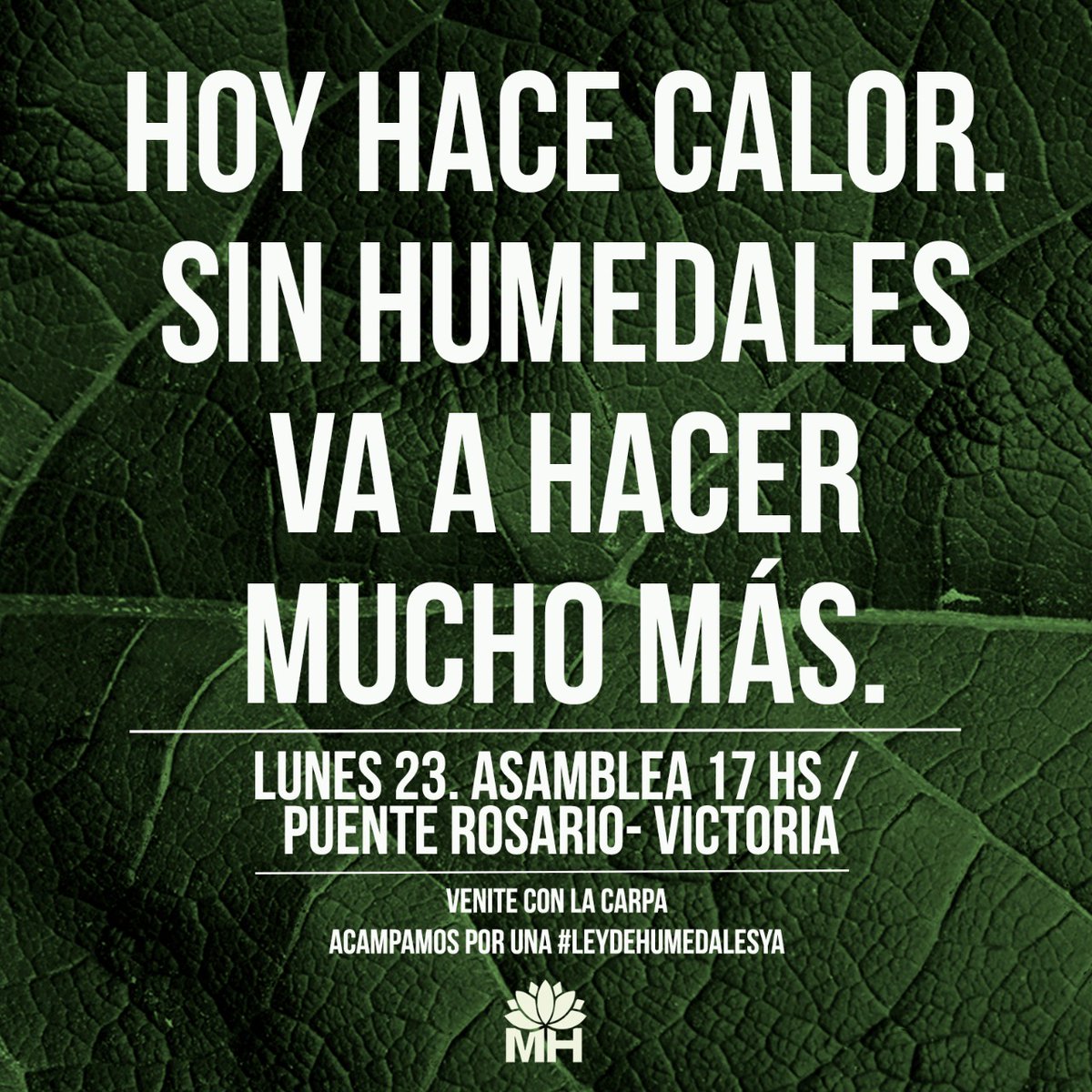 ⛺ Estamos acampando sobre el puente porque nos preocupa nuestro presente y nuestro futuro. El momento es ahora.

📢 Exigimos que se trate en simultáneo y de forma unificada en las 4 comisiones que falta y que el proceso se de en sesiones extraordinarias.

#leydehumedalesya