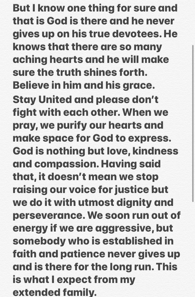 shwetasinghkirt's tweet photo. Note for my extended family.🙏❤️🙏#JusticeForSushantSinghRajput https://t.co/g1TBRIYurW