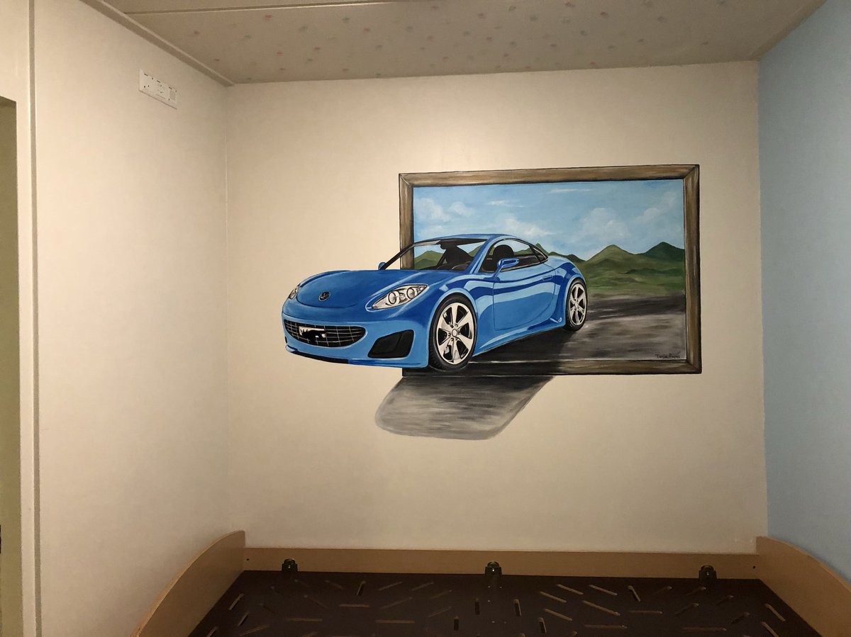 TanjaPapez's tweet photo. Hier 4 auto’s die ik geschilderd heb!
2 bij particulieren en 2 bij bedrijven!
#car #4x4 #vrachtauto #3d #garagedeur #pinup #route66 #tanjapapezmuurschilderingen #wallart #bedrijven #kinderkamer #acryl https://t.co/xeFp56xAuA