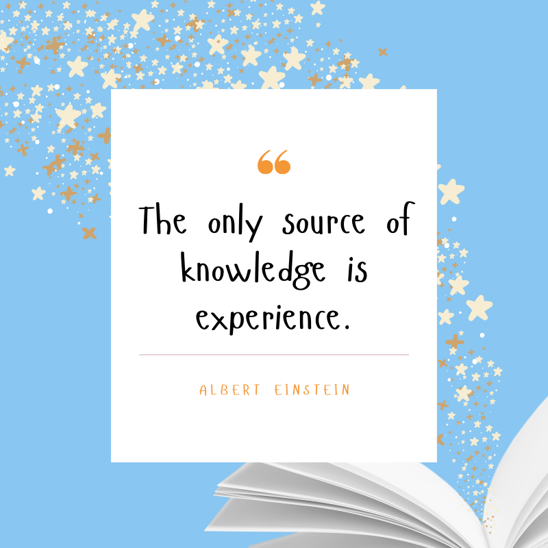 eslwithaudra's tweet photo. We see the word 'experience' again - I have had it on my mind a lot this year.   #esl #eslyounglearners #duallanguage #duallang #eslonline #eslquotes #onlinelearning https://t.co/uNQFzQ4lk7