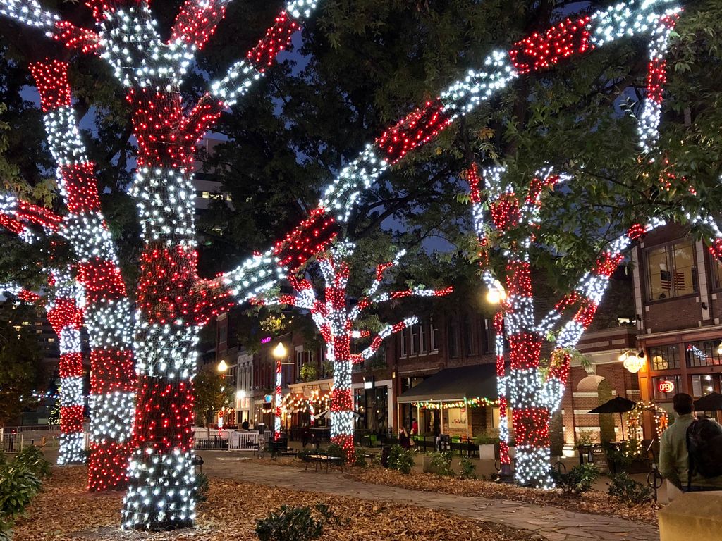 downtownknox's tweet photo. 💖 #PeppermintGrove is lighting up #MarketSquare, starting today, November 23rd. Come downtown to see it for yourself! #LoveDowntownKnox 💖 https://t.co/5NZhBdsIFw